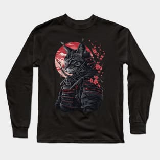 Cat Ninja Legend Stealthy Strike Long Sleeve T-Shirt